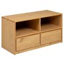 Mueble de TV SAUDA madera maciza pino color roble 99x43x55 cm en Muebles TV | Comprar online en Foru.es