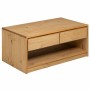 Mesa de centro SAUDA madera maciza pino color roble 99x55x45 cm en Mesas de centro | Comprar online en Foru.es