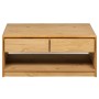 Mesa de centro SAUDA madera maciza pino color roble 99x55x45 cm en Mesas de centro | Comprar online en Foru.es