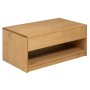 Mesa de centro SAUDA madera maciza pino color roble 99x55x45 cm en Mesas de centro | Comprar online en Foru.es