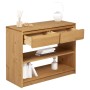 Mesa consola SAUDA madera maciza de pino roble 89,5x36,5x73 cm en Mesas consola | Comprar online en Foru.es
