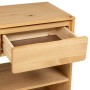 Mesa consola SAUDA madera maciza de pino roble 89,5x36,5x73 cm en Mesas consola | Comprar online en Foru.es