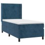 Cama box spring colchón y LED terciopelo azul oscuro 80x200 cm de vidaXL, Camas y somieres - Ref: Foro24-3139413, Precio: 305...