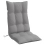 Cojines de silla con respaldo alto 6 uds tela Oxford gris en Decoración | Comprar online en Foru.es
