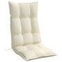 Cojines de silla respaldo alto 6 uds tela Oxford color crema en Decoración | Comprar online en Foru.es