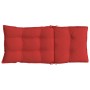 Cojines de silla con respaldo alto 2 uds tela Oxford rojo en Decoración | Comprar online en Foru.es