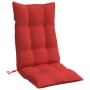 Cojines de silla con respaldo alto 4 uds tela Oxford rojo en Decoración | Comprar online en Foru.es