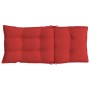 Cojines de silla con respaldo alto 4 uds tela Oxford rojo en Decoración | Comprar online en Foru.es