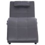 Diván de masaje con almohada de cuero sintético gris de vidaXL, Divanes - Ref: Foro24-281348, Precio: 247,41 €, Descuento: %