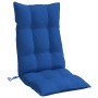Cojines de silla respaldo alto 2 uds tela Oxford azul klein en Decoración | Comprar online en Foru.es