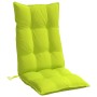 Cojines de silla respaldo alto 2 uds tela Oxford verde brillo en Decoración | Comprar online en Foru.es