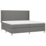 Cama box spring colchón y luces LED tela gris claro 200x200 cm de vidaXL, Camas y somieres - Ref: Foro24-3138742, Precio: 665...