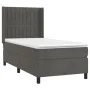 Boxspringbett mit Matratze und dunkelgrauem LED-Samt 100x200 cm von vidaXL, Betten und Lattenroste - Ref: Foro24-3139668, Pre...