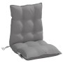 Cojines para silla con respaldo bajo 2 uds tela Oxford gris en Decoración | Comprar online en Foru.es