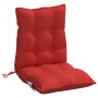 Cojines para silla con respaldo bajo 2 uds tela Oxford rojo en Decoración | Comprar online en Foru.es