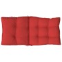 Cojines para silla con respaldo bajo 2 uds tela Oxford rojo en Decoración | Comprar online en Foru.es