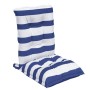 Cojines silla respaldo bajo 2 uds tela Oxford rayas azul blanco en Decoración | Comprar online en Foru.es