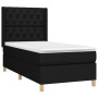 Cama box spring colchón y luces LED tela negro 80x200 cm de vidaXL, Camas y somieres - Ref: Foro24-3139071, Precio: 328,70 €,...