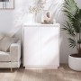 Aparador de madera maciza de pino blanco 60x34x75 cm de vidaXL, Aparadores - Ref: Foro24-813346, Precio: 84,75 €, Descuento: %