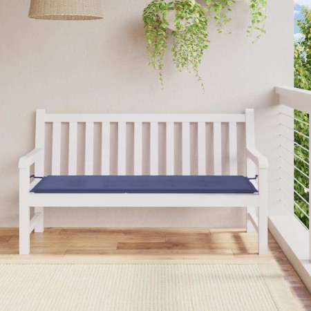 Cojín para banco de jardín tela Oxford azul marino 150x50x4 cm en Decoración | Comprar online en Foru.es