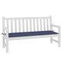 Cojín para banco de jardín tela Oxford azul marino 150x50x4 cm en Decoración | Comprar online en Foru.es