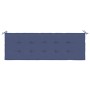 Cojín para banco de jardín tela Oxford azul marino 150x50x4 cm en Decoración | Comprar online en Foru.es