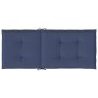 Cojines para silla con respaldo alto 6 uds tela azul marino en Decoración | Comprar online en Foru.es