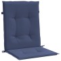 Cojines para silla con respaldo bajo 2 uds tela azul marino en Decoración | Comprar online en Foru.es