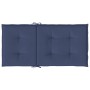 Cojines para silla con respaldo bajo 4 uds tela azul marino en Decoración | Comprar online en Foru.es