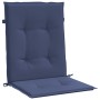 Cojines para silla con respaldo bajo 6 uds tela azul marino en Decoración | Comprar online en Foru.es