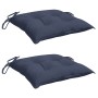Cojines para silla 2 uds tela Oxford azul marino 40x40x7 cm en Decoración | Comprar online en Foru.es