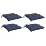 Cojines para silla 4 uds tela Oxford azul marino 50x50x7 cm en Decoración | Comprar online en Foru.es