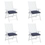 Cojines para silla 4 uds tela Oxford azul marino 50x50x7 cm en Decoración | Comprar online en Foru.es