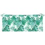 Cojín para banco jardín tela Oxford estampado hojas 120x50x7 cm en Decoración | Comprar online en Foru.es
