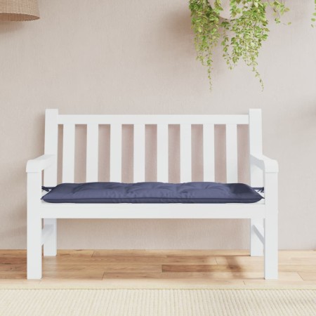 Cojín para banco de jardín tela Oxford azul marino 120x50x7 cm en Decoración | Comprar online en Foru.es