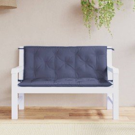 Cojines banco jardín 2 uds tela Oxford azul marino 120x50x7 cm en Decoración | Comprar online en Foru.es