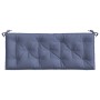 Cojines banco jardín 2 uds tela Oxford azul marino 120x50x7 cm en Decoración | Comprar online en Foru.es