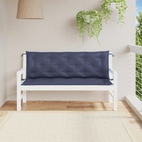 Cojines banco jardín 2 uds tela Oxford azul marino 150x50x7 cm en Decoración | Comprar online en Foru.es