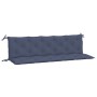 Cojines banco jardín 2 uds tela Oxford azul marino 180x50x7 cm en Decoración | Comprar online en Foru.es