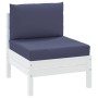 Cojines para muebles de palets 2 unidades tela azul marino en Decoración | Comprar online en Foru.es