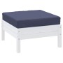 Cojín de muebles de palets tela Oxford azul marino 60x60x9,5 cm en Decoración | Comprar online en Foru.es