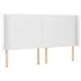 Box spring bed with mattress and LED white synthetic leather 180x200 cm by vidaXL, Beds and slatted bases - Ref: Foro24-31392...