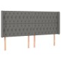 Cama box spring colchón y luces LED tela gris claro 200x200 cm de vidaXL, Camas y somieres - Ref: Foro24-3139142, Precio: 709...