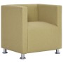 Sillón en forma de cubo de tela verde de vidaXL, Sillones - Ref: Foro24-282148, Precio: 138,34 €, Descuento: %
