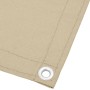 Pantalla de balcón 100% poliéster Oxford beige 120x700 cm en Sombrillas | Comprar online en Foru.es