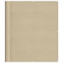 Pantalla de balcón 100% poliéster Oxford beige 120x800 cm en Sombrillas | Comprar online en Foru.es