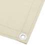 Pantalla de balcón 100% poliéster Oxford crema 120x700 cm en Sombrillas | Comprar online en Foru.es
