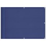 Pantalla de balcón 100% poliéster Oxford azul 75x700 cm en Sombrillas | Comprar online en Foru.es