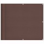 Pantalla de balcón 100% poliéster Oxford marrón 90x1000 cm en Sombrillas | Comprar online en Foru.es