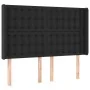 Cama box spring colchón y LED cuero sintético negro 140x200 cm de vidaXL, Camas y somieres - Ref: Foro24-3139385, Precio: 517...